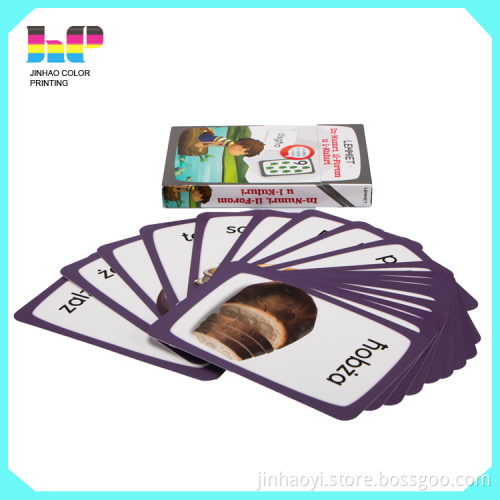 Custom Educational Children Study Playing Card